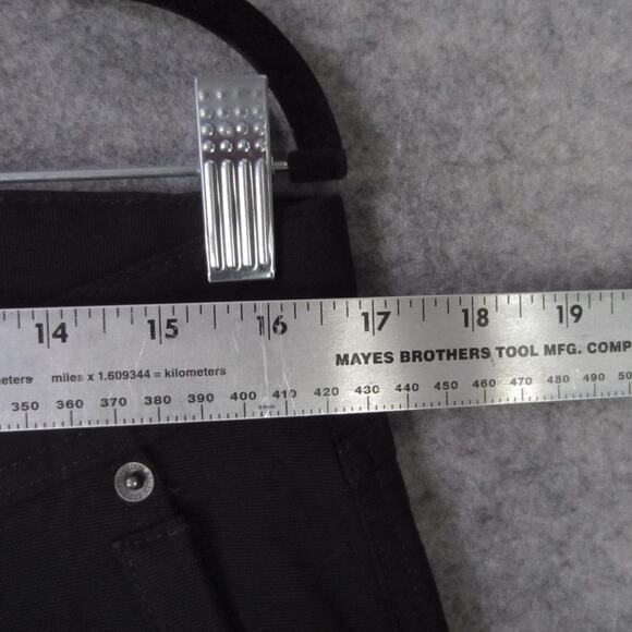 Eddie Bauer Pants Mens 32x32 Black Canvas Utility Pant Workwear Pockets Outdoor - Picture 3 of 8